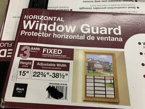 HORIZONTAL WINDOW GUARDS, FIXED