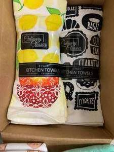 ASSORTED KITCHEN HAND TOWELS