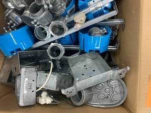 ASSORTED ELECTRICAL AND PLUMBING FITTINGS