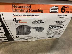 NEW RECESSED LIGHTING HOUSING