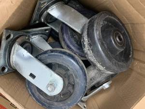 CART WHEELS, USED BUT IN GOOD CONDITION