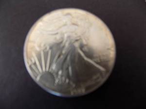 1987 1oz Silver Walking Liberty Dollar