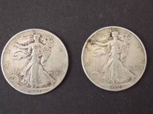 1939 & 1941 Walking Liberty 12 Dollar