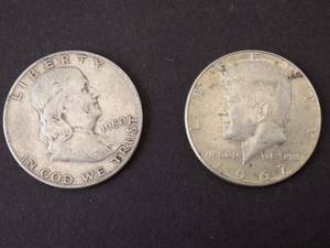 1967 Kennedy 12 Dollar & 1950 Franklin 12 Dollar