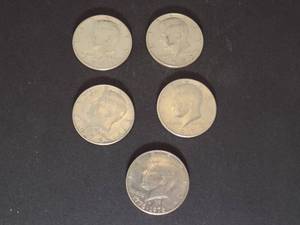 Bicentennial Kennedy 12 Dollar 1971d,1972d,1973d,1974d
