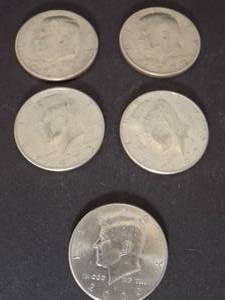 Kennedy 12 Dollar 1971d,1972d,1973d,1974d,2000d