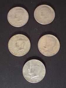 Kennedy 12 Dollar 2-1968d, 2 - 1971d, 1 - 1974d