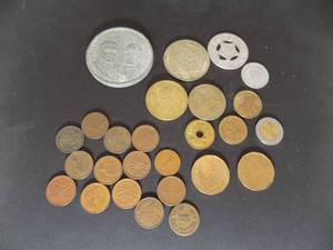 Lot of Foreign Coins & Tokens