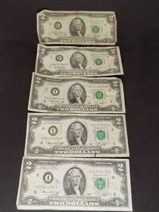 5 - 1976 Series $2 Green Seal