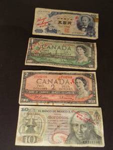 Lot of Foreign Bills