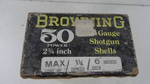 25 Rounds Browning 12ga-2 34- 6 Shot