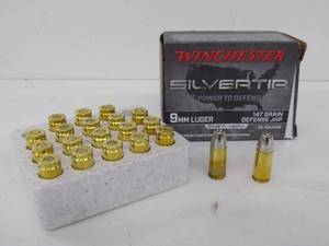 20 Rounds Winchester 9mm Luger 147gr