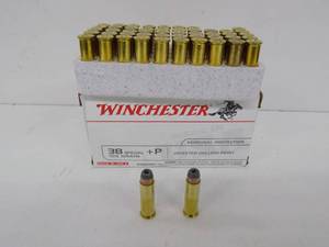 50 Rounds Winchester 38 Special p 125gr