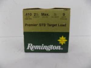 25 Rounds Remington .410-2 12 Length 9 Shot