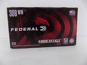 20 Rounds Federal 308 Win 150gr