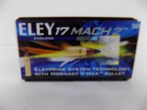 50 Rounds Eley 17 Mach 2
