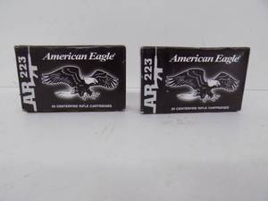 40 Rounds American Eagle AR223 55gr