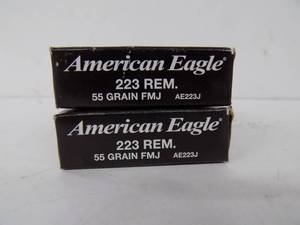 40 Rounds American Eagle AR223 55gr