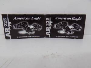 40 Rounds American Eagle AR223 55gr