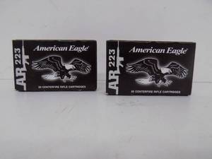 40 Rounds American Eagle AR223 55gr