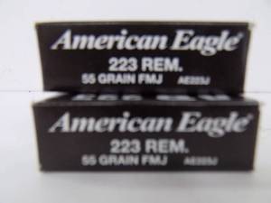 40 Rounds American Eagle AR223 55gr