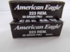 40 Rounds American Eagle AR223 55gr