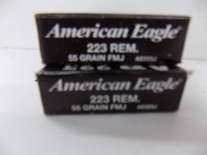 40 Rounds American Eagle AR223 55gr