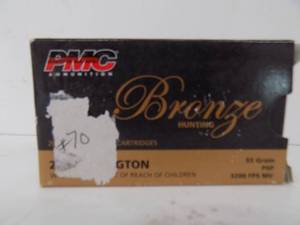 20 Rounds PMC Bronze 223 Remington 55gr