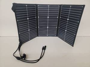lot 128 image: 120W Portable Foldable Solar Panel