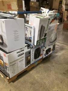 Pallet of mixed cooking appliances (air fryer oven, food saver,) working condition