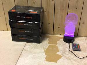 CyuMmy 3D Illusion Night Light for Kids, 3 Pattern and 16 Color Change&nbsp&nbspCustomer Returns See Pictures