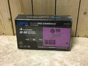 Capri Tools CP21075 Certified Limiting Torque Screwdriver Set, Small, Black&nbsp&nbspCustomer Returns See Pictures