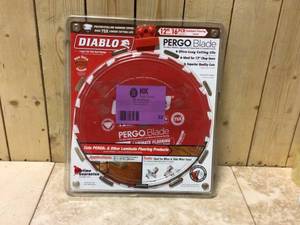 DIABLO PERGOBlade 12 in. x 16-Tooth Polycrystalline Diamond (PCD) Tipped Ultimate Flooring Circular Saw Blade&nbsp&nbspCustomer Returns See Pictures
