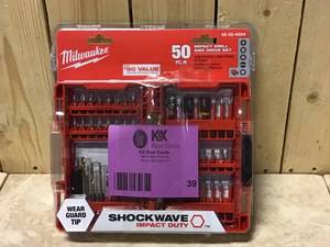 Milwaukee SHOCKWAVE Impact Duty Alloy Steel Screw Driver Bit Set (50-Piece)&nbsp&nbspCustomer Returns See Pictures
