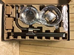 MOEN Nebia 1-Spray 8 in. Dual Shower Head and Handheld Shower Head with Magnetic Dock in Spot Resist Brushed Nickel&nbsp&nbspCustomer Returns See Pictures