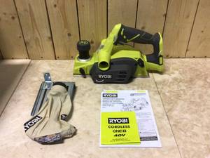 RYOBI ONE 18V Cordless 3-14 in. Planer (Tool Only)&nbsp&nbspCustomer Returns See Pictures