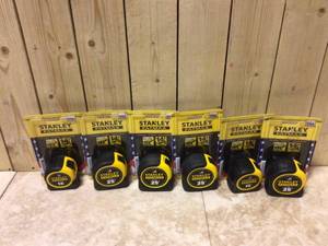 MIX LOT OF STANLEY FATMAX MEASURE TAPES&nbsp&nbspCustomer Returns See Pictures
