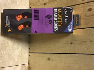 ActionHeat Unisex LargeX-Large Black Wool AA Heated Socks&nbsp&nbspCustomer Returns See Pictures