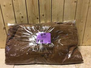 Carhartt Mens Large Brown Cotton Washed Duck Bartlett Jacket&nbsp&nbspCustomer Returns See Pictures
