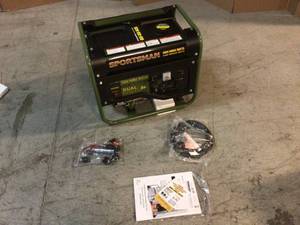 4,0003,500-Watt Gasoline Powered Portable Generator with RV Outlet by Sportsman Customer Returns See Pictures