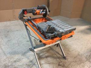 Ridgid Tile Saw Cutter Customer Returns See Pictures