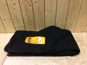 Carhartt Womens Small Cotton Black Quilt Lined Washed Duck Bib Overall Customer Returns See Pictures