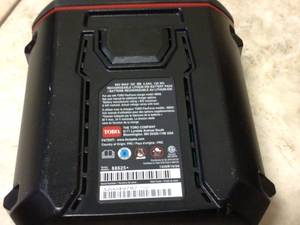Toro Flex-Force Power System 60-Volt MAX Lithium-Ion Battery Charger Customer Returns See Pictures