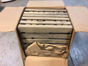 Crate and Pallet Nested Wood Crate Set in Weathered Gray (9-Pack) Customer Returns See Pictures