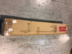 Maypex 10 ft. Market Solar Offset Outdoor Patio Umbrella in Tan Customer Returns See Pictures