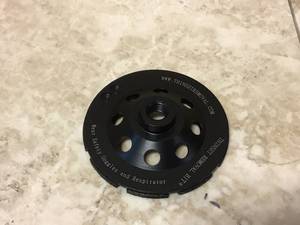 Thinset Removal Bit 4.5 in. Double Row Diamond Grinding Cup Wheel Customer Returns See Pictures