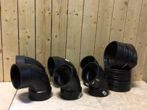 NIBCO 4 in. ABS DWV 90-Degree Hub x Hub Elbow Customer Returns See Pictures