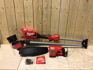 Milwaukee M18 18-Volt Lithium-Ion Brushless Cordless String Trimmer Customer Returns See Pictures