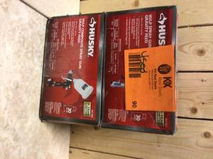 Husky Gravity Feed HVLP Spray Gun  USED Customer Returns See Pictures