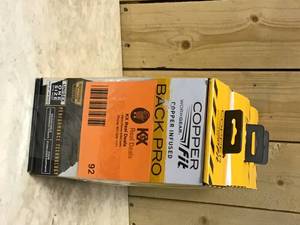 WORKGEAR COPPER INFUSED BACK PRO UNISEX FITS 30-48 WAIST Customer Returns See Pictures